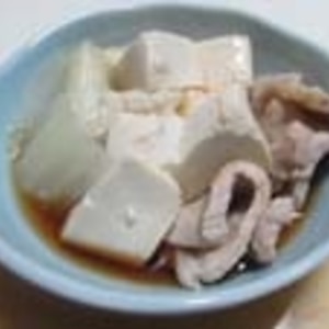 たっぷり玉ねぎde簡単肉豆腐♪